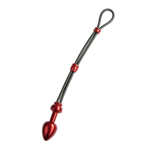 MALESATION Cock-Grip with Alu-Plug medium, red